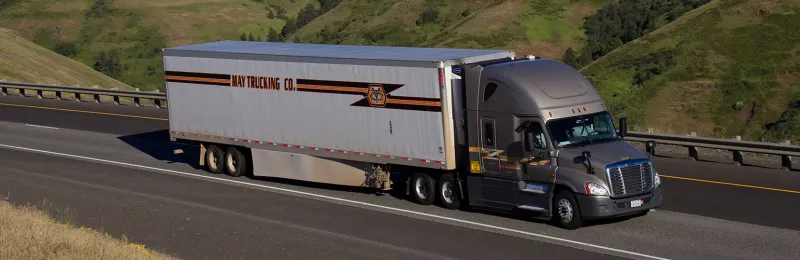 Heavy truck on the road